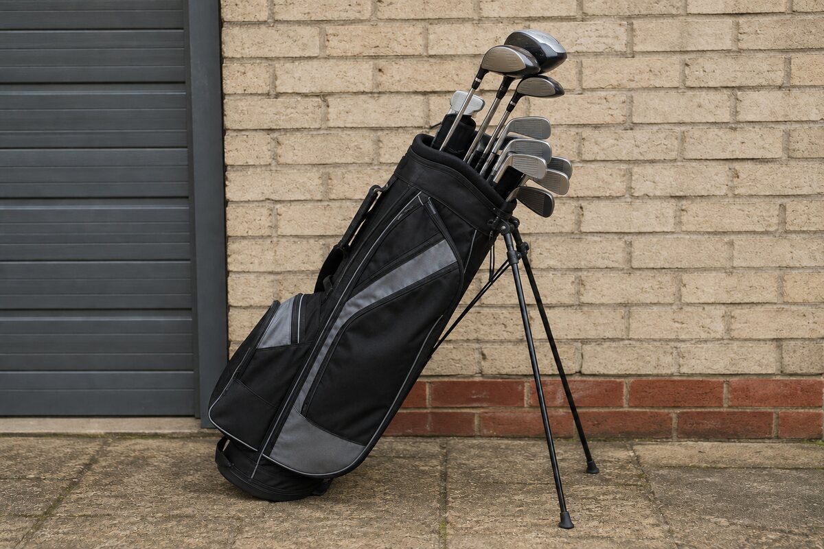 Full golf club set and stand bag